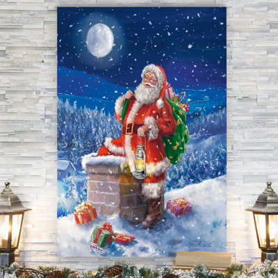 " Santa On The Roof "