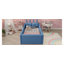 Lit plateforme tapissier simple avec coussin en lapin, lit tapissier pour enfants avec rails latéraux amovibles-1437004184