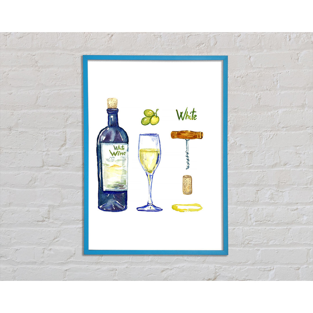 Poster White Wine Tools