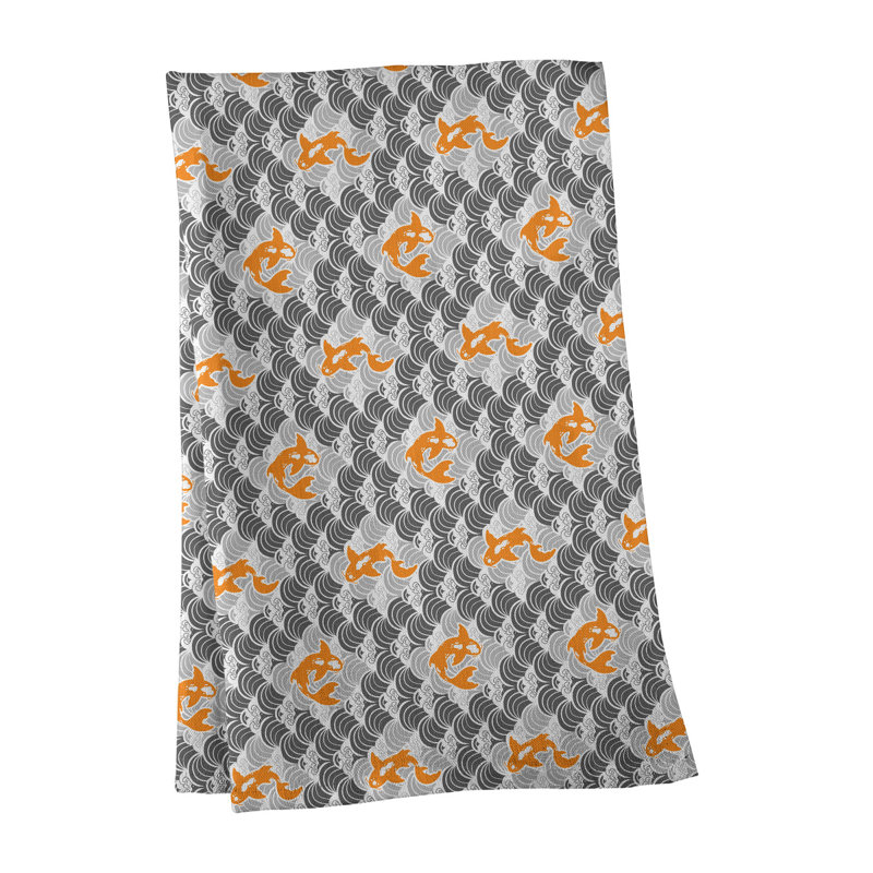Mcguigan Tea Towel Kitchen Towel, Poly Twill, Gray