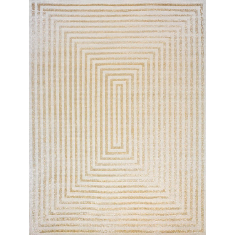 Utopia Geometric Area Rug in Gray, Rectangle 4' x 5'8"