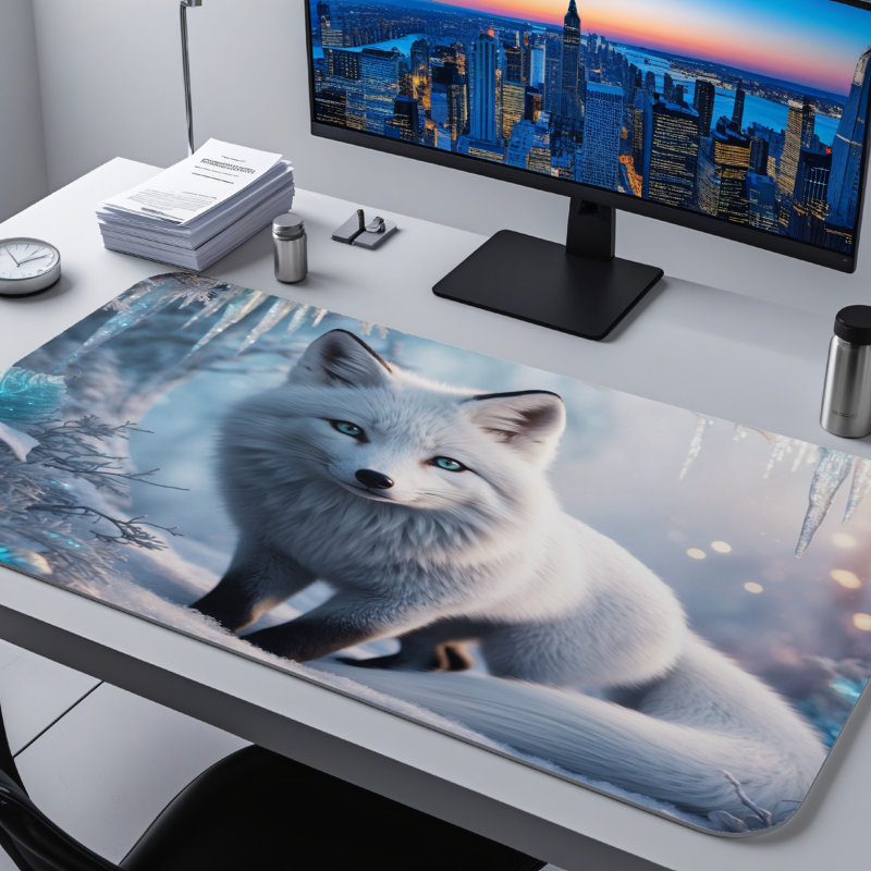 Polyester Desk Pad, 31.5x15.5