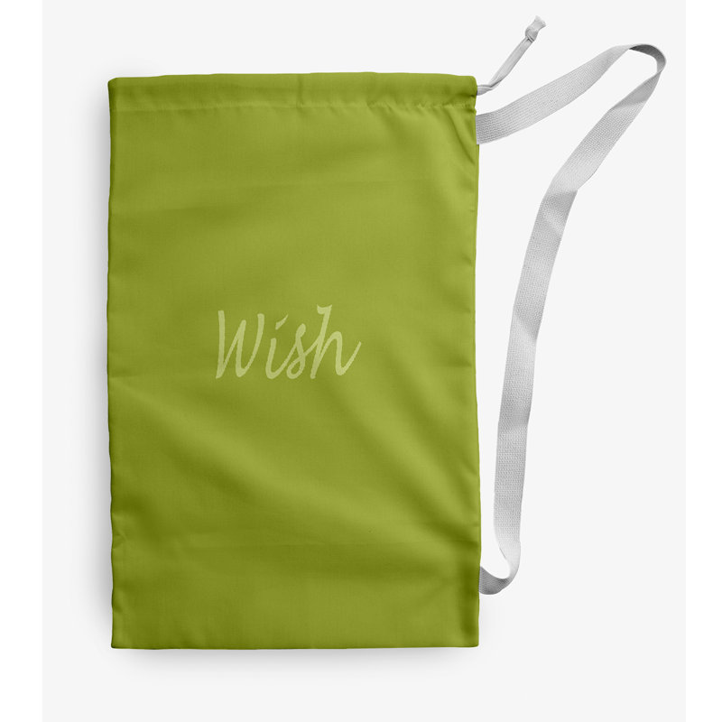 Sac à linge Wish Christmas, Moyen (H 36 po x l 28 po), Néon