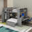 Eleonora Kids Full Over Twin Loft Bed with Drawers-1860560224