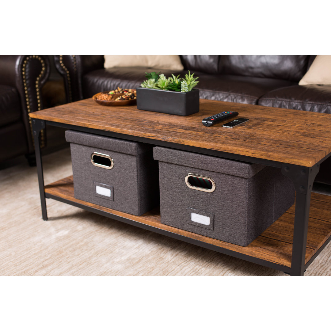 Internet's Best Collapsible File Storage Fabric Box BirdRock Home 