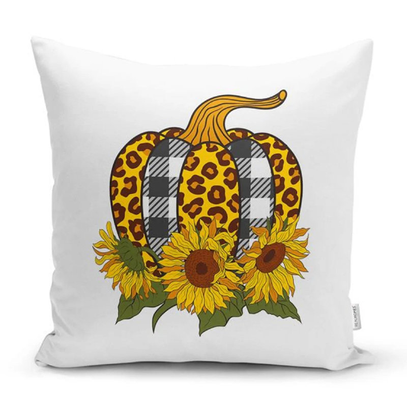 Indoor / Outdoor Floral Square Scatter Cushion