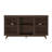 Mid-Century Modern 59" Solid Wood Sideboard/TV Stand with Slat Doors-366692389