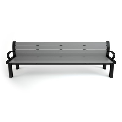 Banc de parc en plastique recyclé Heritage