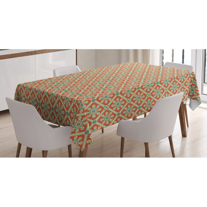 Geometric Tablecloth, 84" x 60"