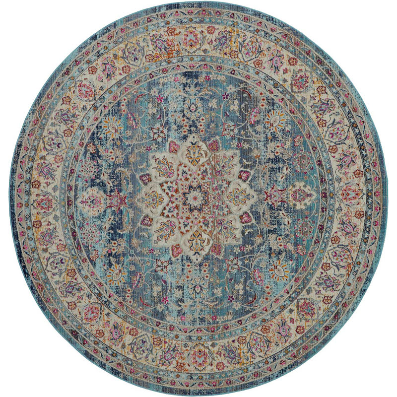 Ankica Floral Area Rug, Rectangle 61 x 115 cm
