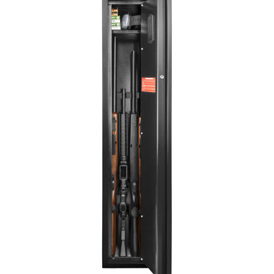 83 Cu Ft Biometric Locker Case - Secure And Silent Holder Vault Of Your Firearms