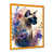 Impression dorée sur toile encadrée