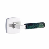 Select Round Door Lever with Square Rosette