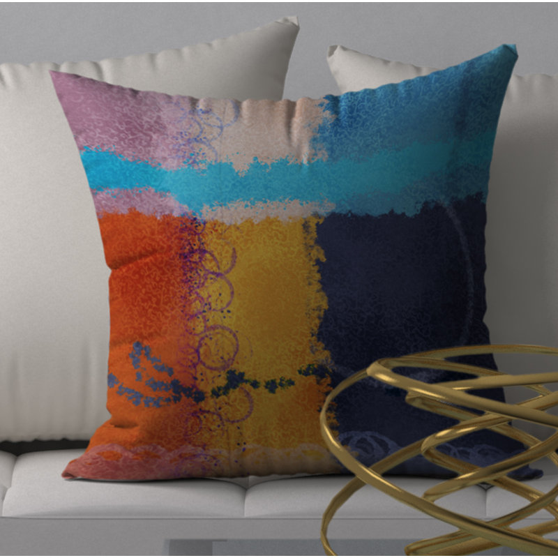 Reversible Throw Pillow, 24" x 24"