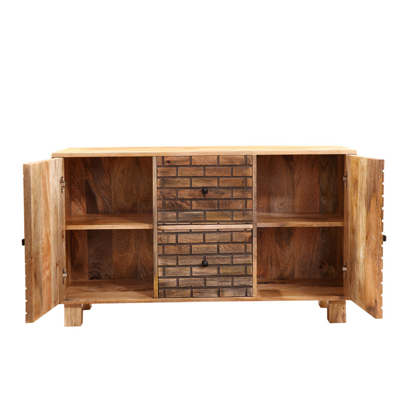 Cecina 120cm Solid Wood Sideboard