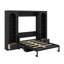 Grand lit escamotable grand format avec armoires de rangement, tiroirs, éclairage DEL et tablettes-536718810