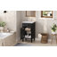 Meuble-lavabo 18 po avec lavabo en céramique-319585361