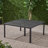Alletha Rectangular Metal Outdoor Dining Table , 61.25'' in. W 61.25'' in. D-1844025828