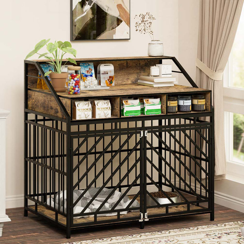 Dog Kennel with Three Drawers Storages