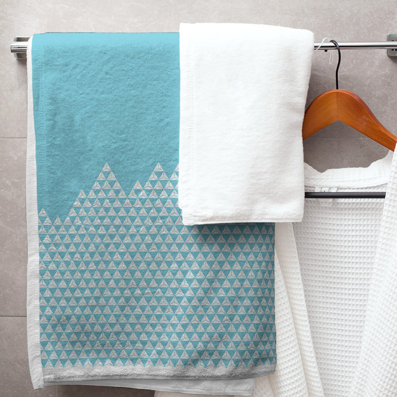 Serviette de bain Mountain, sarcelle