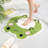  Cute Non Slip Frog Bath Rug, Luxury Absorbent Shaggy Shower Rug, Fun Animal Shaped Washable Bathroom Decor-1337966552