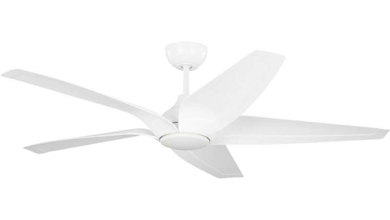 Dellwood Coastal Smart 56 LED Ceiling Fan, Matte White, Matte White