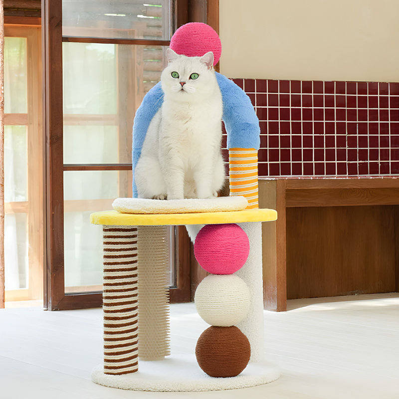  Arbre à chat 33,8 po Bobo Ball