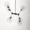 Rhythm 6 - Light Dimmable Sputnik Modern Linear Chandelier