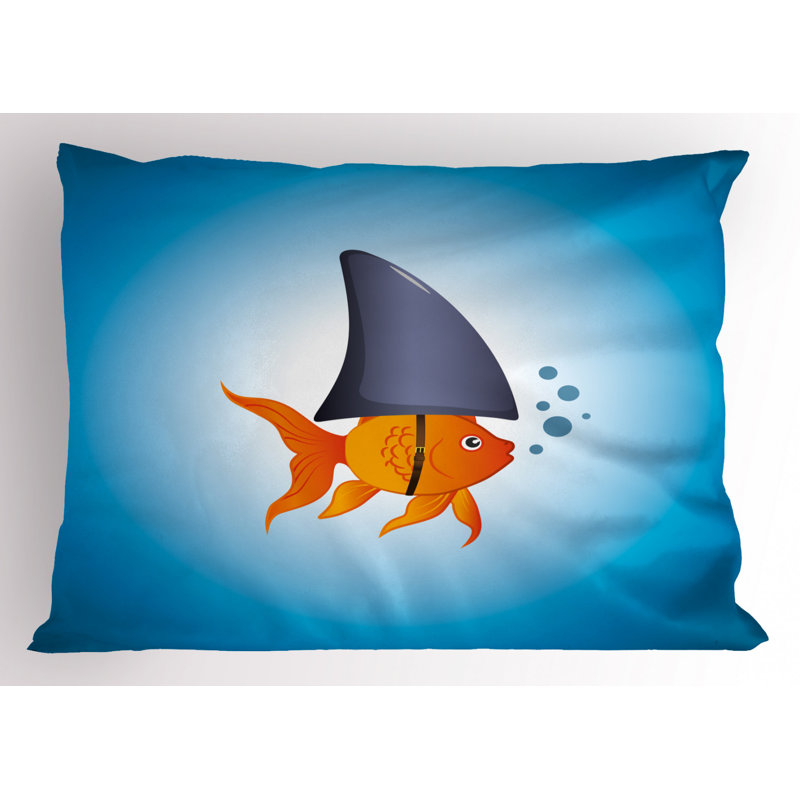 Shark Polyester Sham Set, Twin