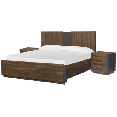 Tousignant King Panel Bed With 2 Nightstands