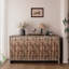 Accent Cabinet Farmhouse Style Wooden Cabinet Sideboard