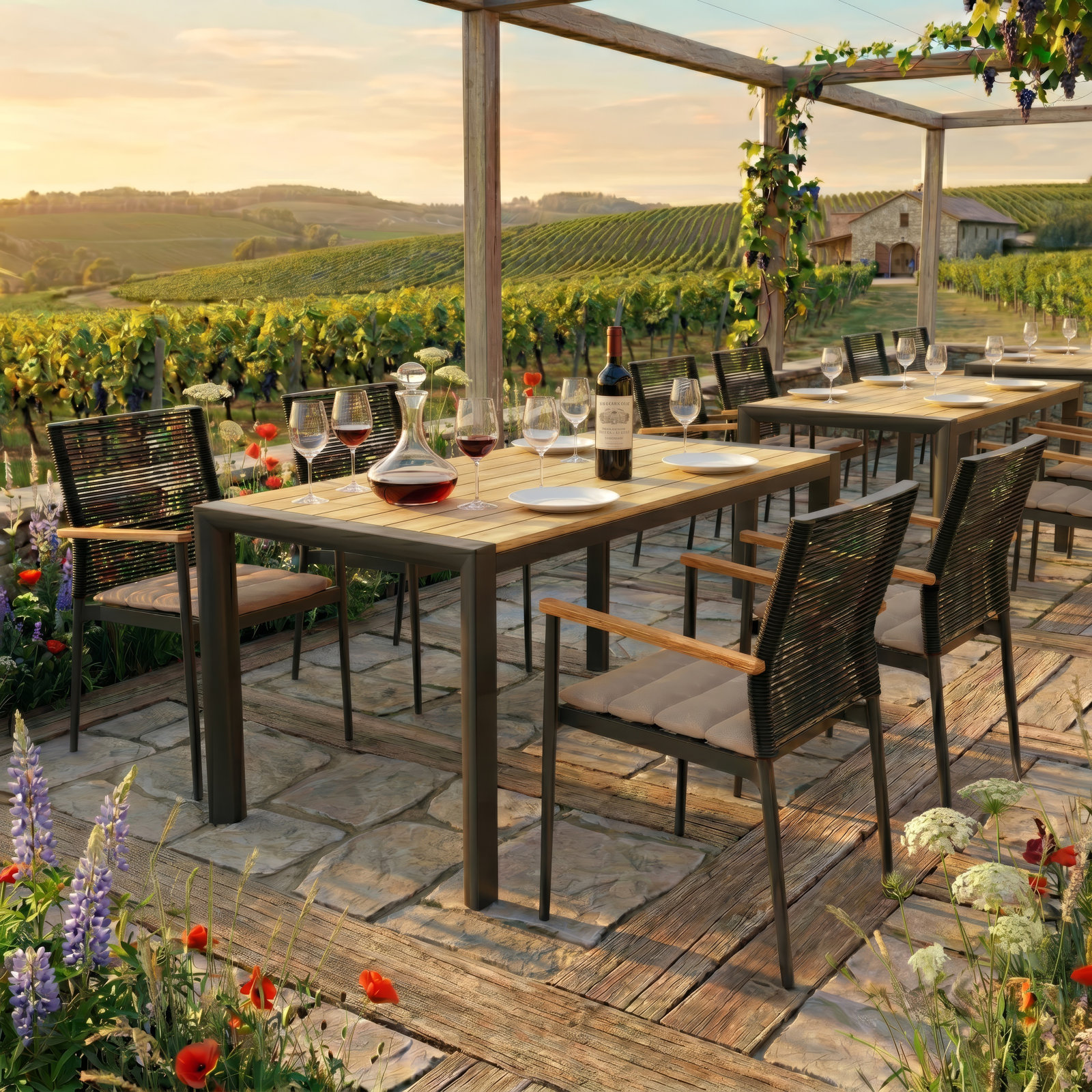 Halima 63'' Outdoor Dining Table
