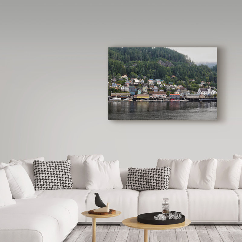 « ketchikan », reproduction de photo sur toile tendue, H 12 po x l 19 po