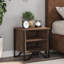 Alliyah 40cm W Metal Bedside Table-758425477