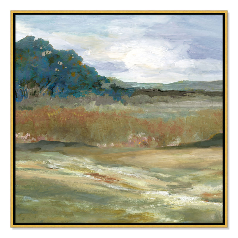 «Afprès Light» par Carol Robinson, H 31,5 po x l 31,5 po, Doré