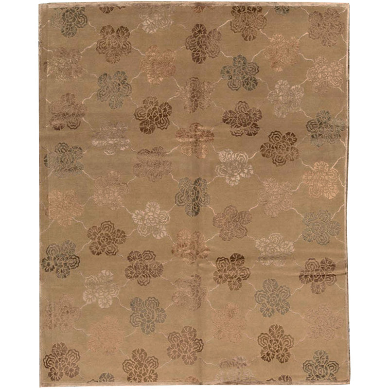 Himalayan Wool Floral Area Rug