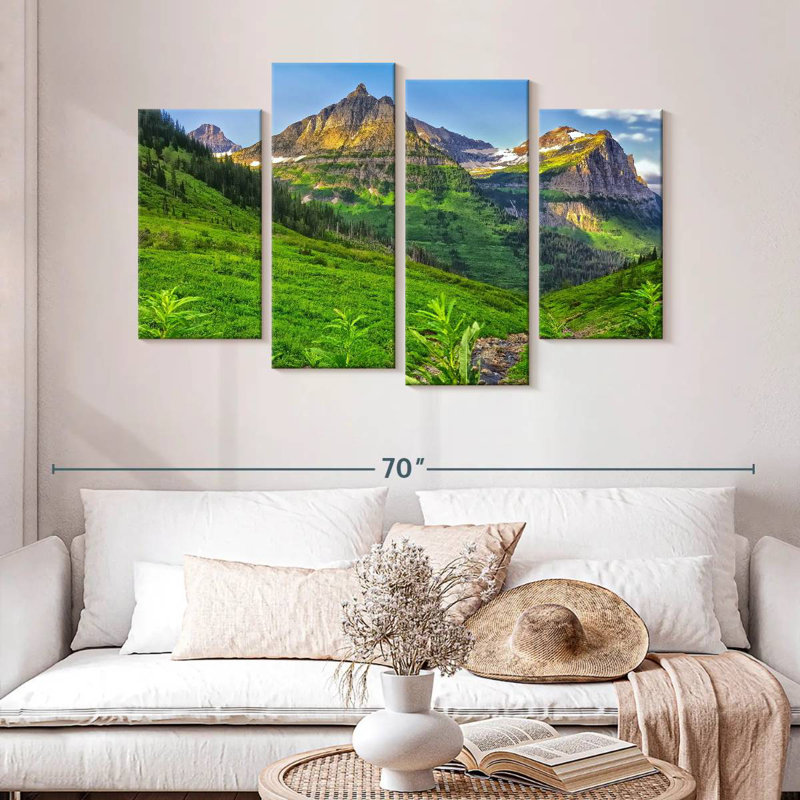Alvord Glacier Park Greenery, 32" H x 52" W