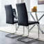 Chaise d'appoint en similicuir