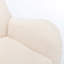 Chaise berçante rembourrée en tissu avec dossier haut et accoudoirs Teddy-1001861046