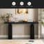 Élégante et luxueuse console en placage d'acacia, convient au vestibule, au couloir, au salon, au vestibule, au couloir-1334833931