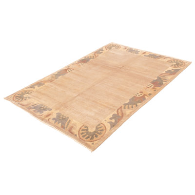 Hamburg One-of-a-Kind 6'8" X 9'8" 2000s Wool Area Rug in Tan