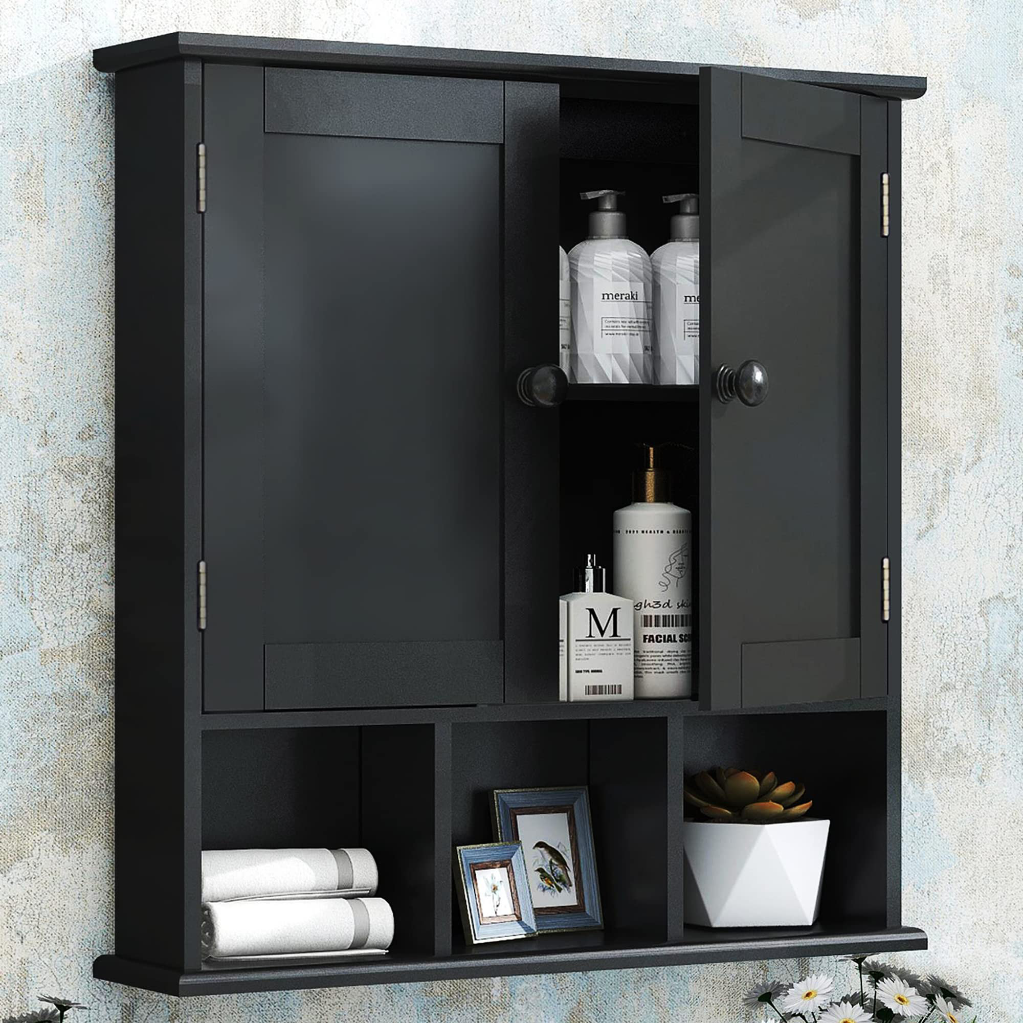 Alcott Hill® Samir Wall Bathroom Cabinet & Reviews