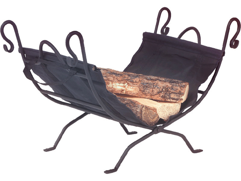 Vontressa 26.75'' W Metal Log Rack