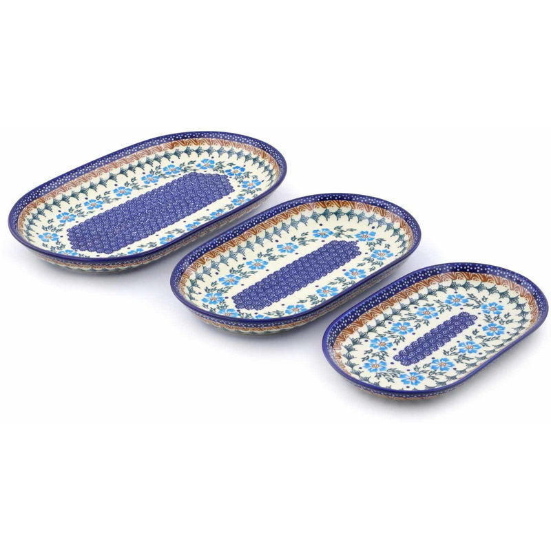 Ensemble de 3 plateaux 3 pièces Rousey