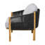 Fauteuil club d'extérieur en bois avec coussin-1678490217-1678490222