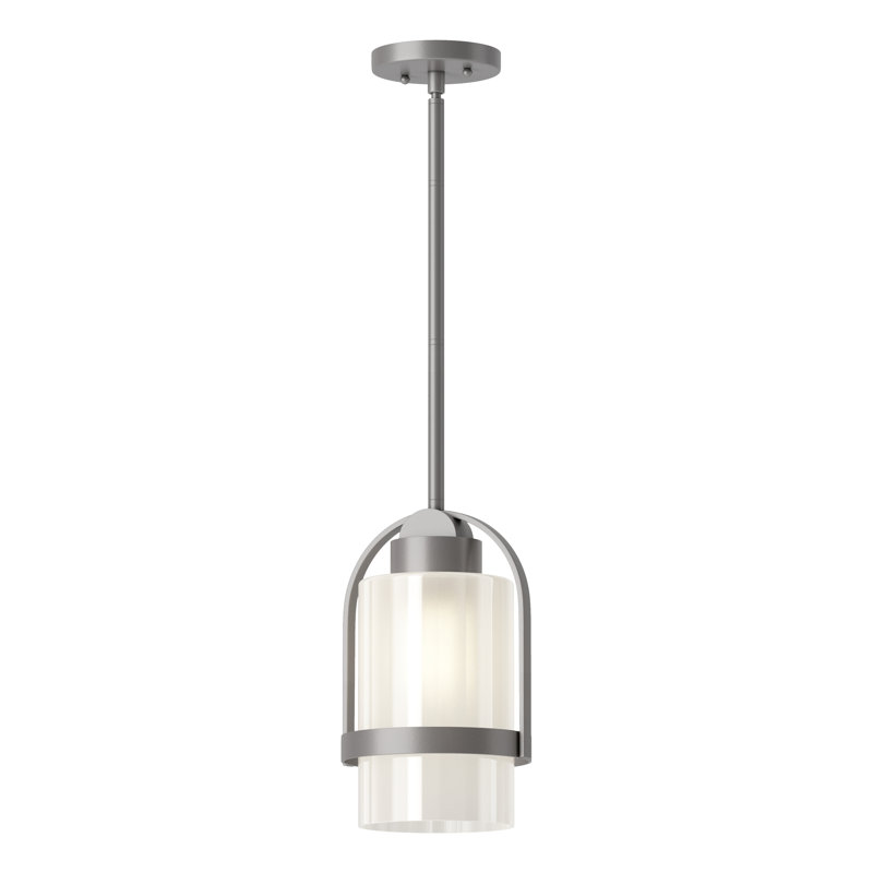Alcove Outdoor Pendant, Frosted, Coastal Burnished Steel