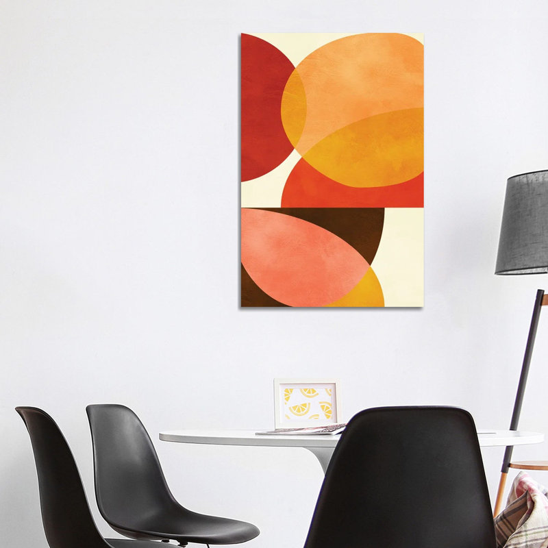 «Mid Century Modern I» par Ana Rut Bré - impression d'art graphique, Toile tendue, Aucun mat, H 40 po x l 26 po x P 1,5 po