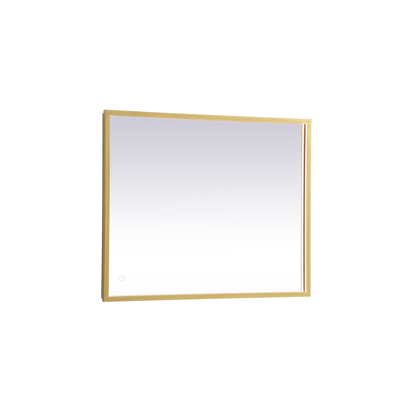 Piche Aluminum Mirror, Brass, 24" x 30"