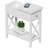 23.6" H End Table with Drawer and Additional Storage Space-121608031
