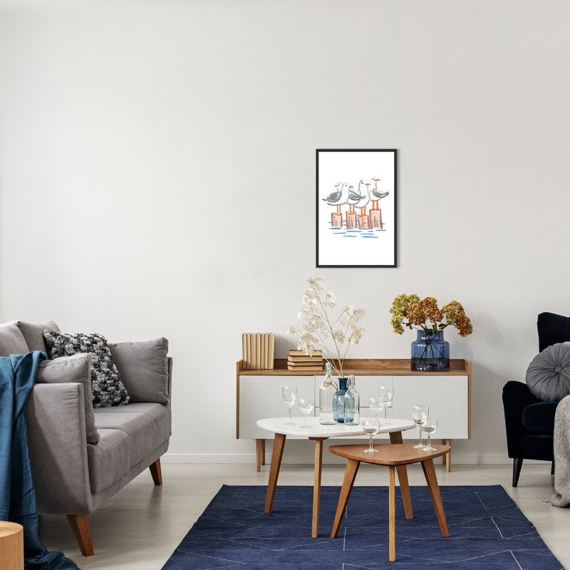 «Kiddie Critter V» par David Erickson - Peinture encadrée, art mural, Image au gel brossé